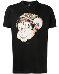 PS Paul Smith Monkey Print Short Sleeved T Shirt