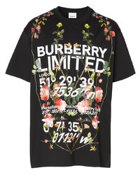 Burberry Montage Print Oversized T Shirt
