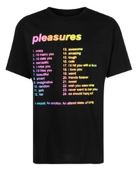 Pleasures Mood Print Short Sleeved T Shirt