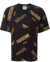Moschino Brand Print T Shirt