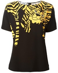 Moschino Cheap & Chic Tiger Print T Shirt