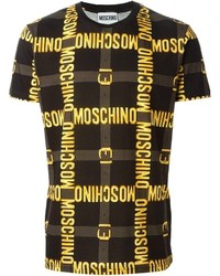 Moschino Logo Plaque Print T Shirt