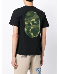 A Bathing Ape Motif Print T Shirt