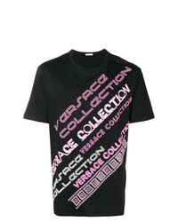 Versace Collection Multi Font Logo Tee