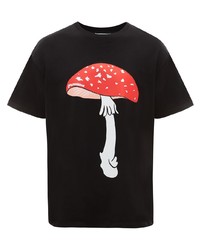 JW Anderson Mushroom Print Cotton T Shirt