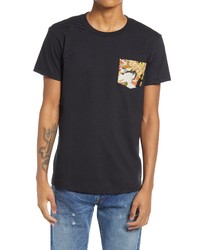 Naked & Famous Denim Naked Famous Floral Pocket T Shirt