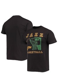 Junk Food Navy Utah Jazz Slam Dunk T Shirt