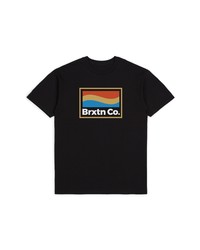 Brixton New Wave Logo Graphic Tee In Black At Nordstrom