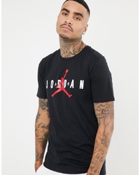 Jordan Nike Air Logo T Shirt In Black Aa1907 010