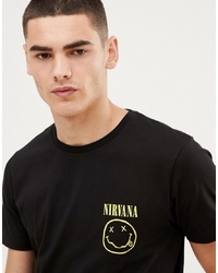 ASOS DESIGN Nirvana Band T Shirt With Chest Print