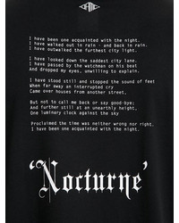 Oamc Nocturne Printed Cotton Jersey T Shirt