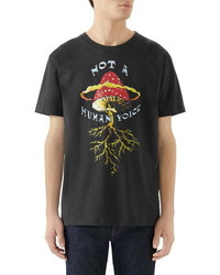Gucci Not A Human Voice Graphic T Shirt