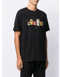 PS Paul Smith Oil Cans Print T Shirt