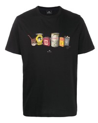 PS Paul Smith Oil Cans Print T Shirt