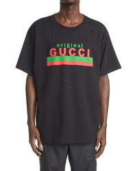 Gucci Original Logo Oversize Graphic Tee