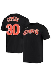 Nike Orlando Cepeda Black San Francisco Giants Name Number T Shirt At Nordstrom