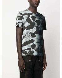 Parajumpers Outback Abstract Print Cotton T Shirt
