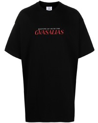 Vetements Oversized Gvasalias Logo Print T Shirt