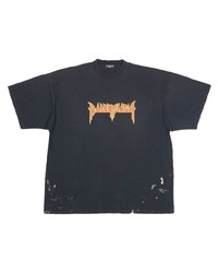 Balenciaga Oversized Metal Logo T Shirt