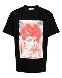 JW Anderson Oversized Printed Face T Shirt