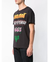 Gucci Oversized T Shirt With Metal Print