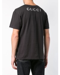 Gucci Oversized T Shirt With Metal Print