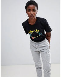 Adidas Skateboarding Oversized T Shirt With Trefoil Face Branding