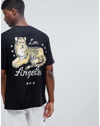 Systvm Oversized Tiger Back Print T Shirt
