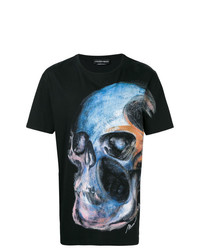 Alexander McQueen Painted Skull T Shirt