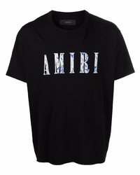 Amiri Paisley Logo Print T Shirt