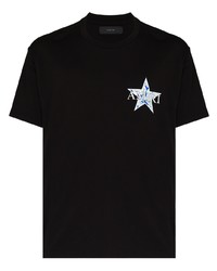Amiri Paisley Star Cotton T Shirt