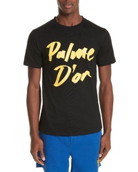 DOUBLE RAINBOUU Palm Black Ice Graphic T Shirt
