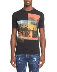 DSQUARED2 Palm Collage Graphic T Shirt
