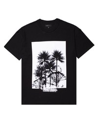 purple brand Palm Print Cotton T Shirt