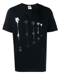 Saint Laurent Palm Print T Shirt