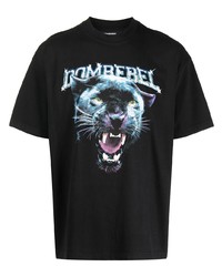 DOMREBEL Panther Graphic Print T Shirt
