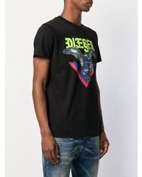 Diesel Panther Print T Shirt