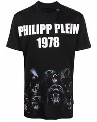 Philipp Plein Panther Stretch Cotton T Shirt