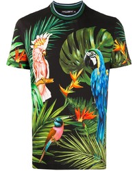 Dolce & Gabbana Parrot Print T Shirt