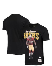 Mitchell & Ness Patrick Willis San Francisco 49ers Black 75th Anniversary Player Graphics T Shirt At Nordstrom