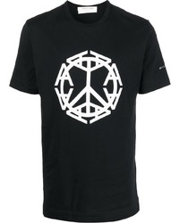 1017 Alyx 9Sm Peace Sign Logo Print T Shirt