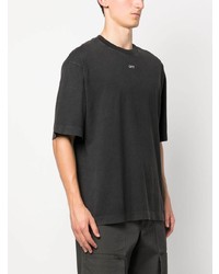 Off-White People Print Cotton T Shirt