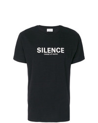 Wood Wood Perry Silence Slogan T Shirt