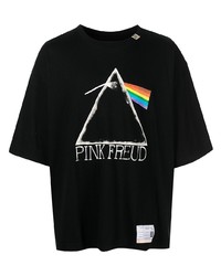 Maison Mihara Yasuhiro Pink Freud Print T Shirt