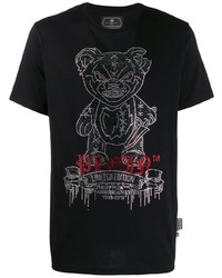 Philipp Plein Platinum Teddy Bear T Shirt