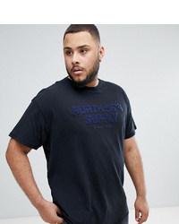 north 56 4 Plus T Shirt With Flocked Logo