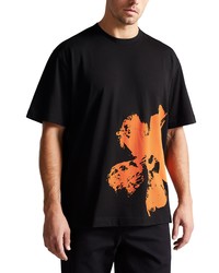 Ted Baker London Polpero Cotton T Shirt In Black At Nordstrom