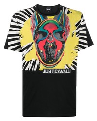 Just Cavalli Pop Skull Short Sleeved T Shirt
