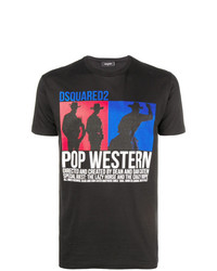 DSQUARED2 Pop Western Print T Shirt