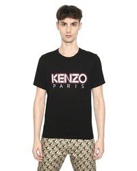 Kenzo Print Cotton Jersey T Shirt